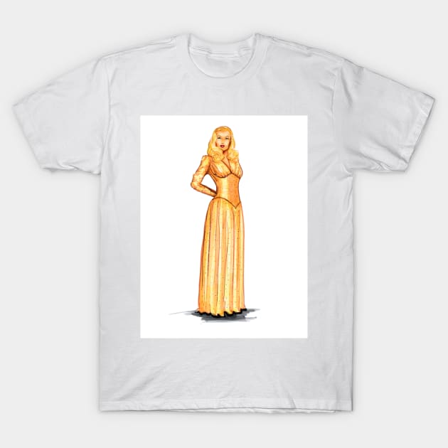 Veronica Lake T-Shirt by Svetlana Pelin